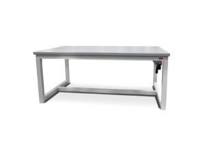 Front view of hand crank CoreBench workbench