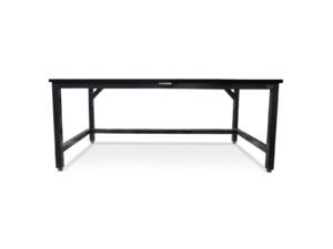 Front view of a 72-inch heavy-duty ESD workbench with static-dissipative worksurface.