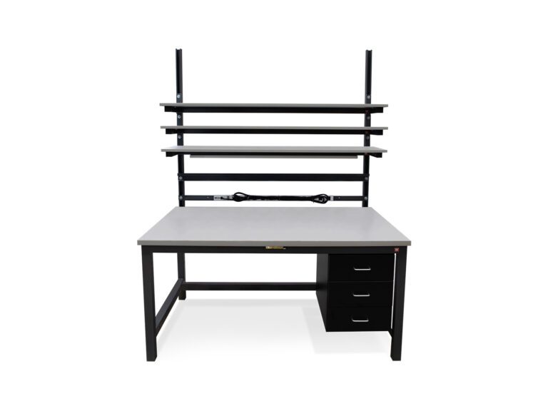 ESD Electronics Workbench with Integrated Storage