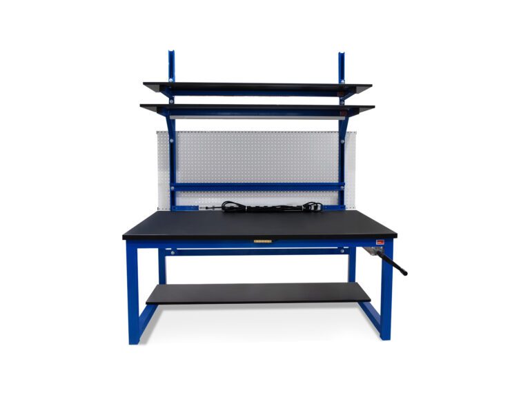 Mobile ESD Engineering Workstations with Monitor Mounts
