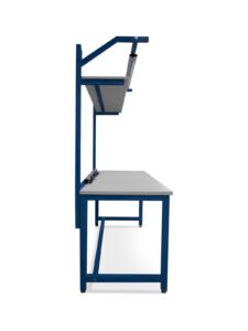 Side view of CoreBench ESD electronics workbench