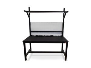 Front view of CoreBench industrial assembly workbench